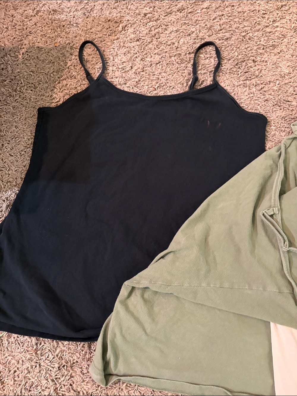 torrid Spaghetti Strap Camisole Set in Black, Olive, Cream Lot - Picture 5 of 12